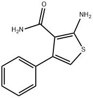 2-AMINO-4-PHENYL-3-THIOPHENECARBOXAMIDE Struktur