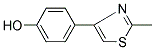4-(2-METHYL-4-THIAZOLYL)PHENOL Struktur