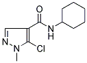 5-CHLORO-N-CYCLOHEXYL-1-METHYL-1H-PYRAZOLE-4-CARBOXAMIDE Struktur