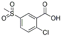 2-CHLORO-5-(METHYLSULFONYL)BENZOIC ACID Struktur