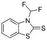 3-DIFLUOROMETHYLBENZOTHIAZOLE-2-THION Struktur