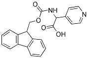 N-FMOC-AMINO-(4-PYRIDINYL)ACETIC ACID Struktur