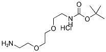 BOC-1-AMINO-3,6-DIOXA-8-OCTANEAMINE HYDROCHLORIDE Struktur