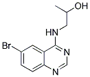 1-(6-BROMO-QUINAZOLIN-4-YLAMINO)-PROPAN-2-OL Struktur