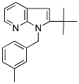 2-(TERT-BUTYL)-1-(3-METHYLBENZYL)-1H-PYRROLO[2,3-B]PYRIDINE Struktur