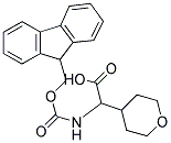 N-FMOC-(TETRAHYDROPYRAN-4-YL)-D,L-GLYCINE Struktur