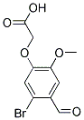 (5-BROMO-4-FORMYL-2-METHOXYPHENOXY)ACETIC ACID Struktur