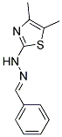 N-(4,5-DIMETHYLTHIAZOL-2-YL)-BENZALDEHYDE HYDRAZONE Struktur