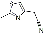 (2-METHYL-1,3-THIAZOL-4-YL)ACETONITRILE Struktur