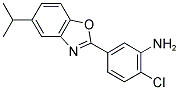 2-CHLORO-5-(5-ISOPROPYL-1,3-BENZOXAZOL-2-YL)ANILINE Struktur