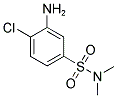 3-AMINO-4-CHLORO-N,N-DIMETHYL-BENZENESULFONAMIDE Struktur