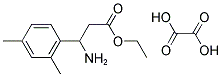 ETHYL 3-AMINO-3-(2,4-DIMETHYLPHENYL)PROPANOATE OXALATE Struktur