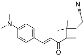 (3-{(2E)-3-[4-(DIMETHYLAMINO)PHENYL]PROP-2-ENOYL}-2,2-DIMETHYLCYCLOBUTYL)ACETONITRILE