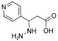 3-HYDRAZINO-3-PYRIDIN-4-YL-PROPIONIC ACID Struktur