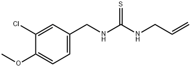 N-ALLYL-N'-(3-CHLORO-4-METHOXYBENZYL)THIOUREA Struktur