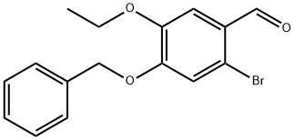 4-(BENZYLOXY)-2-BROMO-5-ETHOXYBENZALDEHYDE Struktur