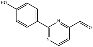 2-(4-HYDROXYPHENYL)-4-PYRIMIDINECARBALDEHYDE Struktur