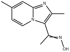 1-(2,7-DIMETHYLIMIDAZO[1,2-A]PYRIDIN-3-YL)-1-ETHANONE OXIME Struktur