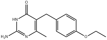 2-AMINO-5-(4-ETHOXYBENZYL)-6-METHYLPYRIMIDIN-4-OL Struktur