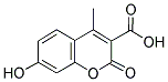 7-HYDROXY-4-METHYL-2-OXO-2H-CHROMENE-3-CARBOXYLIC ACID Struktur