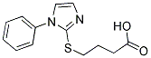 4-[(1-PHENYL-1H-IMIDAZOL-2-YL)SULFANYL]BUTANOIC ACID Struktur
