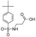 3-[[(4-TERT-BUTYLPHENYL)SULFONYL]AMINO]PROPANOIC ACID Struktur