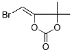 5-[(Z)-1-BROMOMETHYLIDENE]-4,4-DIMETHYL-1,3-DIOXOLAN-2-ONE Struktur