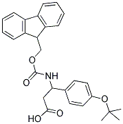 3-(4-TERT-BUTOXY-PHENYL)-3-(9H-FLUOREN-9-YLMETHOXYCARBONYLAMINO)-PROPIONIC ACID Struktur