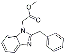 METHYL (2-BENZYL-1H-BENZIMIDAZOL-1-YL)ACETATE Struktur