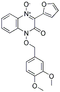 1-[(3,4-DIMETHOXYBENZYL)OXY]-3-(2-FURYL)QUINOXALIN-2(1H)-ONE 4-OXIDE Struktur