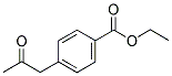 4-(2-OXO-PROPYL)-BENZOIC ACID ETHYL ESTER Struktur