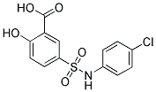 5-(4-CHLORO-PHENYLSULFAMOYL)-2-HYDROXY-BENZOIC ACID Struktur