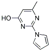 6-METHYL-2-(1H-PYRROL-1-YL)-4-PYRIMIDINOL Struktur