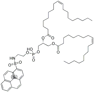 1,2-DIOLEOYL-SN-GLYCERO-3-PHOSPHOETHANOLAMINE, PYRENE-LABELED Struktur