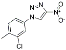 1-(3-CHLORO-4-METHYLPHENYL)-4-NITRO-1H-1,2,3-TRIAZOLE Struktur