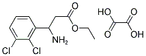 ETHYL 3-AMINO-3-(2,3-DICHLOROPHENYL)PROPANOATE OXALATE Struktur