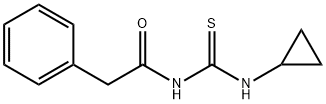 1-(CYCLOPROPYL)-3-(2-PHENYLACETYL)THIOUREA Struktur