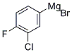 3-CHLORO-4-FLUOROPHENYLMAGNESIUM BROMIDE Struktur