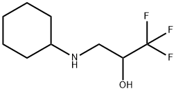 3-(CYCLOHEXYLAMINO)-1,1,1-TRIFLUORO-2-PROPANOL Struktur