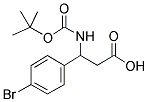 3-N-BOC-3-(4-BROMOPHENYL)PROPIONIC ACID Struktur