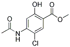 METHYL 4-ACETAMIDO-5-CHLORO-2-HYDROXYBENZOATE Struktur