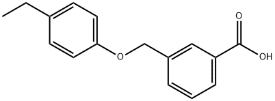 3-(4-ETHYL-PHENOXYMETHYL)-BENZOIC ACID Struktur