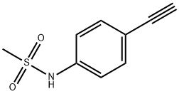 N-(4-ETHYNYLPHENYL)METHANESULFONAMIDE Struktur