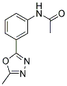 N-[3-(5-METHYL-1,3,4-OXADIAZOL-2-YL)PHENYL]ACETAMIDE Struktur