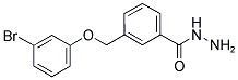 3-(3-BROMO-PHENOXYMETHYL)-BENZOIC ACID HYDRAZIDE Struktur