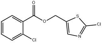 (2-CHLORO-1,3-THIAZOL-5-YL)METHYL 2-CHLOROBENZENECARBOXYLATE Struktur