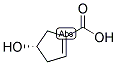 (S)-4-HYDROXY-1-CYCLOPENTENE-1-CARBOXYLIC ACID Struktur