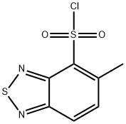 5-METHYL-2,1,3-BENZOTHIADIAZOLE-4-SULFONYL CHLORIDE Struktur