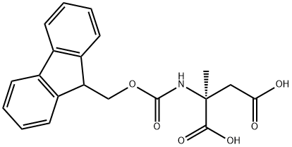 FMOC-ALPHA-METHYL-L-ASP Struktur