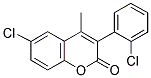 6-CHLORO-3(2'-CHLOROPHENYL)-4-METHYLCOUMARIN Struktur